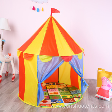 Customize colorful artwork indoor Rainbow play toy tent